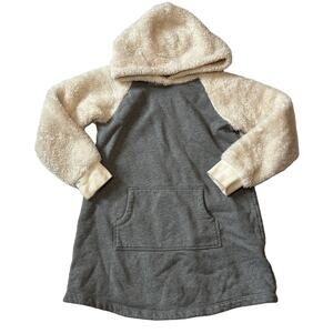 Hanna Andersson Sherpa Hooded Tunic Dress 110